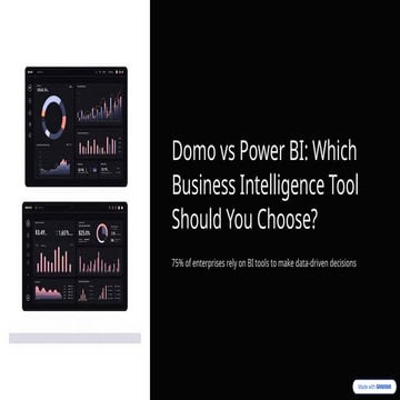 Domo vs Power BI: Which Business Intelligence Tool To Choose?
