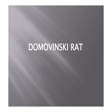Domovinski rat druga prezentacija