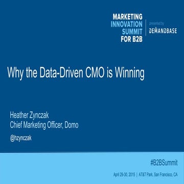 Why the Data Driven CMO is Winning - DOMO