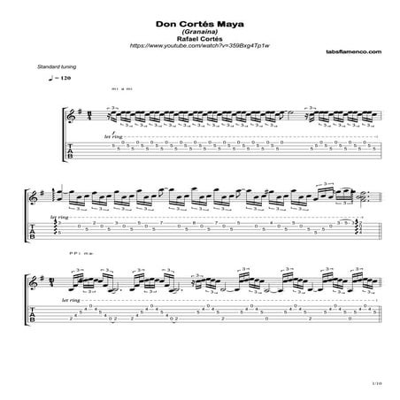 TABLATURAS FLAMENCO: Don cortes-maya