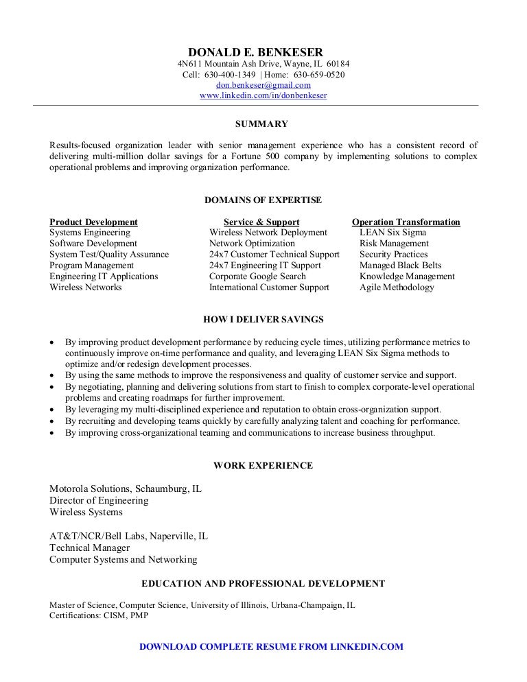 Dobras donald resume
