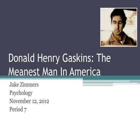 Donald henry gaskins 1