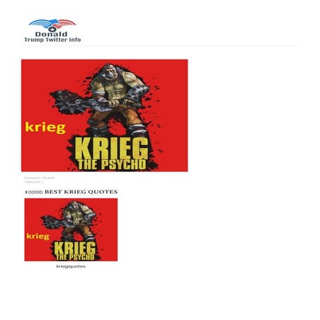 krieg quotes