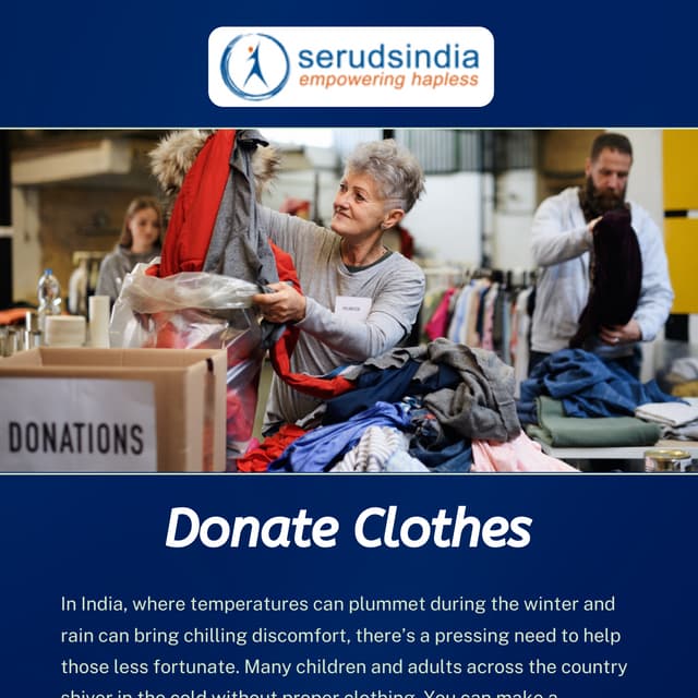 Donate clothes for homeless PDF