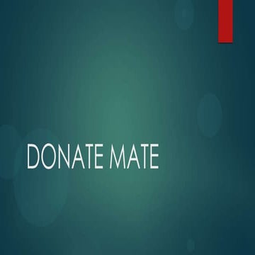 Donate Mate App In HackathonBd 2012