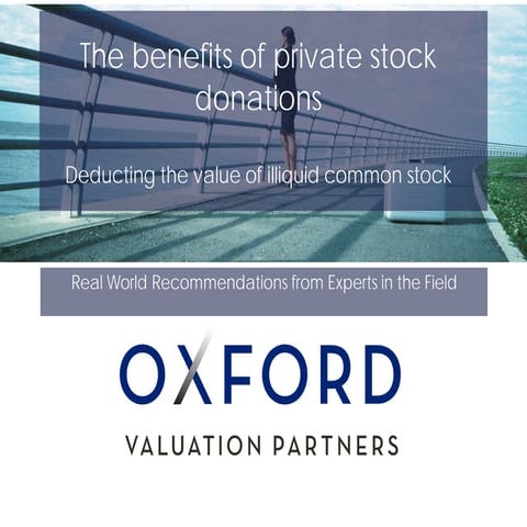 Donating private stock - OVP