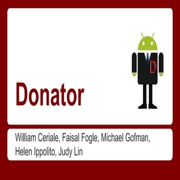 updonor pitchdeck for use across all platforms | PPTX