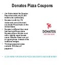 Donatos Pizza Coupons