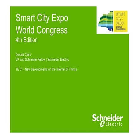 Don Clark - Smart City Expo World Congress 2014