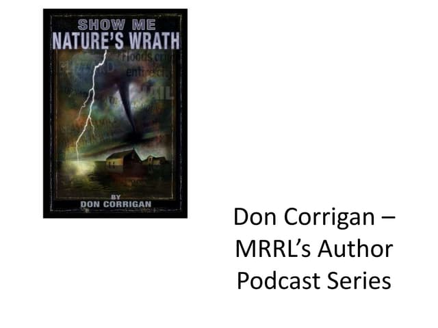 Don Corrigan – mrrl’s author podcast series