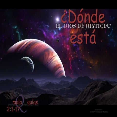 Donde esta el Dios de justicia