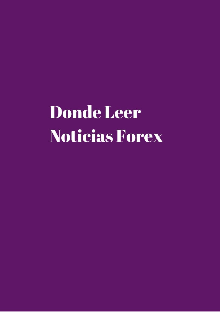 Notícias forex