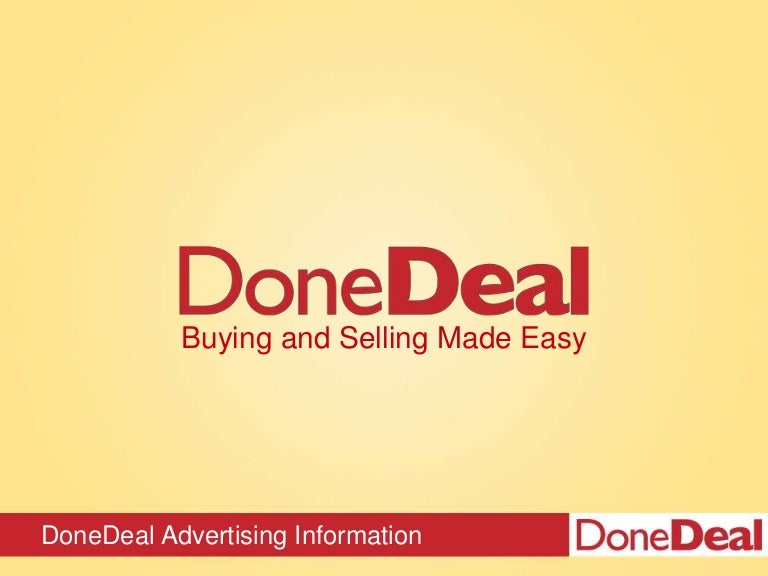 Done Deal Buying and Selling Made Easy