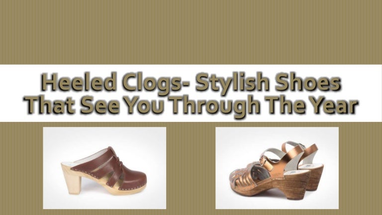 stylish clogs