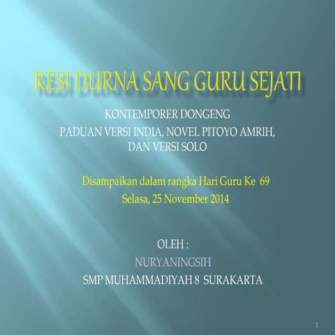 Dongeng sang guru durna