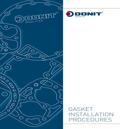 DONIT® Gasket Installation Procedures