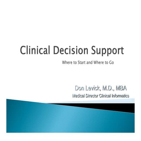 2011 CMIO Summit | Don Levick