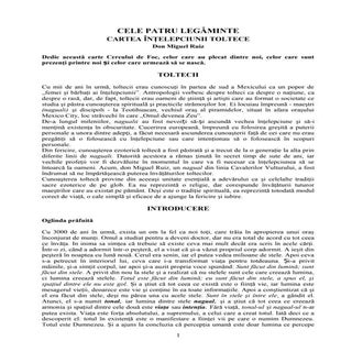 Cele patru legăminte toltece