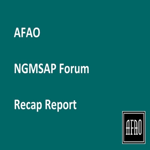 Syphilis Forum Recap Report