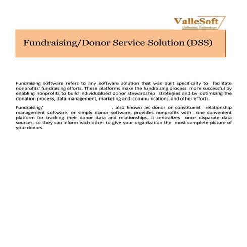 FUNDRAISING SOFTWARE FOR NONPROFIT DONOR MANAGEMENT visual data 8