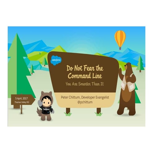 Do Not Fear the Command Line