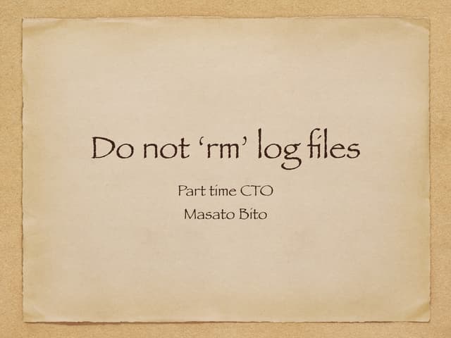 Do not rm_log_files