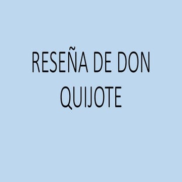 Don quijote