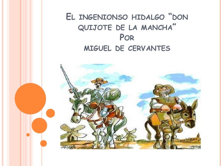 Don quijote de la mancha dia del idioma (para ed. primaria)