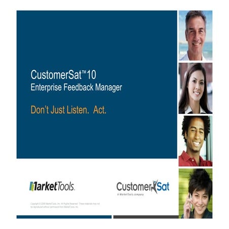 Don\'t just listen - act