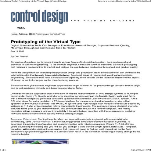 Prototyping of the Virtual Type