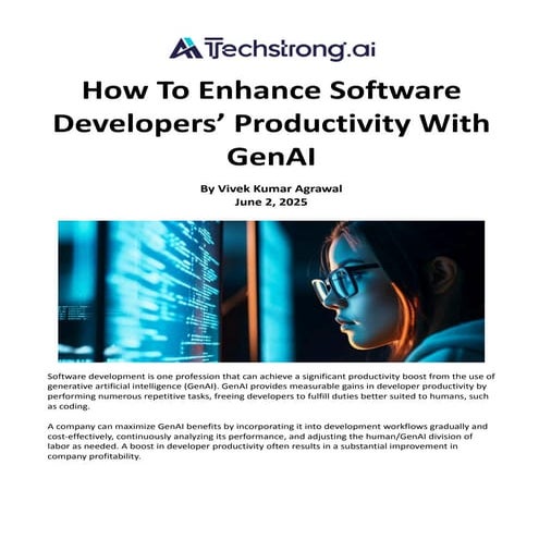 Don Talend Ghostwritten Article - Enhancing Developer Productivity with AI