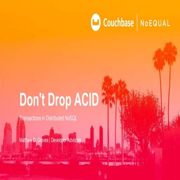 Don't Drop ACID - Data Love - April 2021