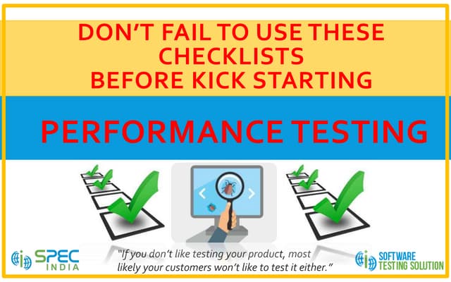 Performance Testing – Look Before you Leap