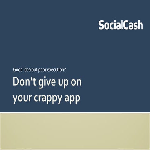 Dont Give Up Crappy App