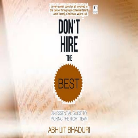 Dont hire the best book review