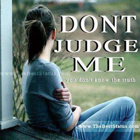 Dont judge me