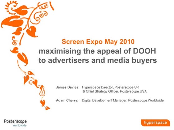 Maximising the appeal of DOOH to advertisers and media buyers