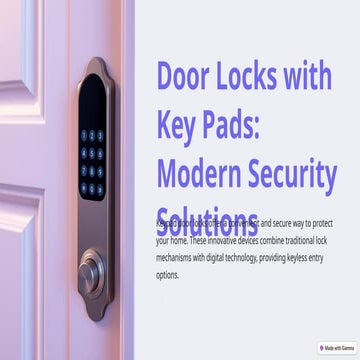 Door-Locks-with-Key-Pads-Modern-Security-Solutions.pptx