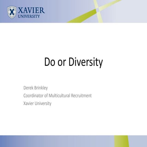 Do or diversity