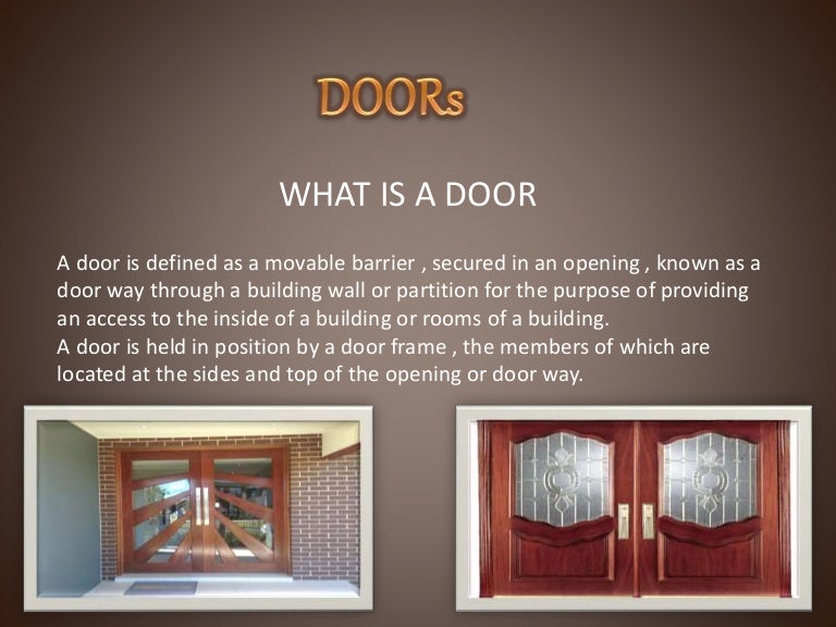 Doors Ppt