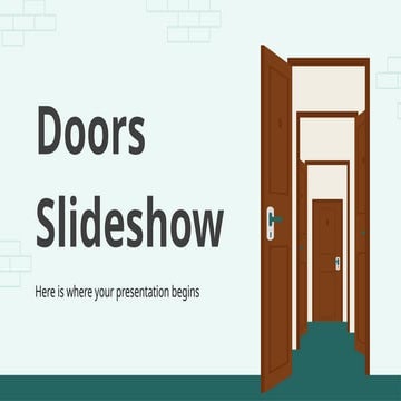 Doors  Presentation  Template  Slideshow