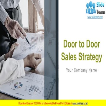 Door To Door Sales Strategy PowerPoint Presentation Slide