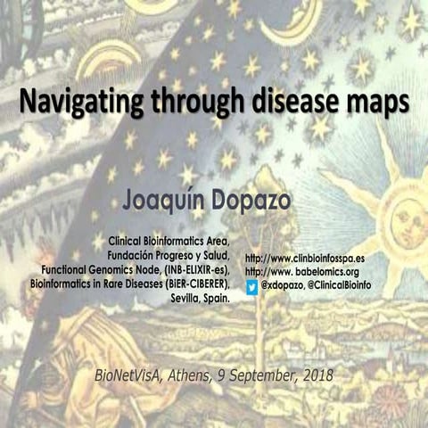Navigating through disease maps