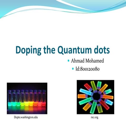 Doping the quantum dots