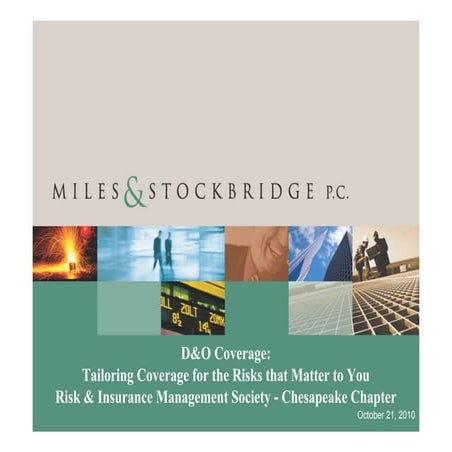 Understanding Directors and Officers Insurance | PDF