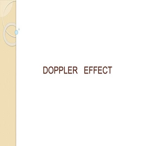 Doppler effect