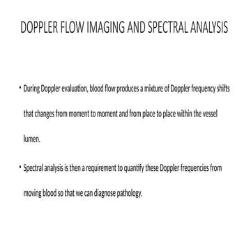 DOPPLER FLOW IMAGING AND SPECTRAL ANALYSIS.pptx