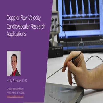 Doppler Flow Velocity: Applications in Cardiovascular Research