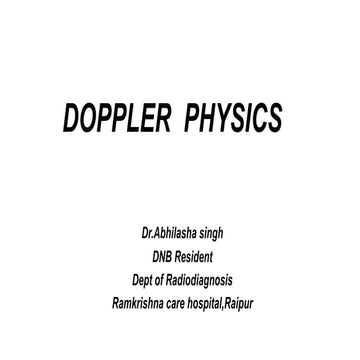 Doppler physics ppt