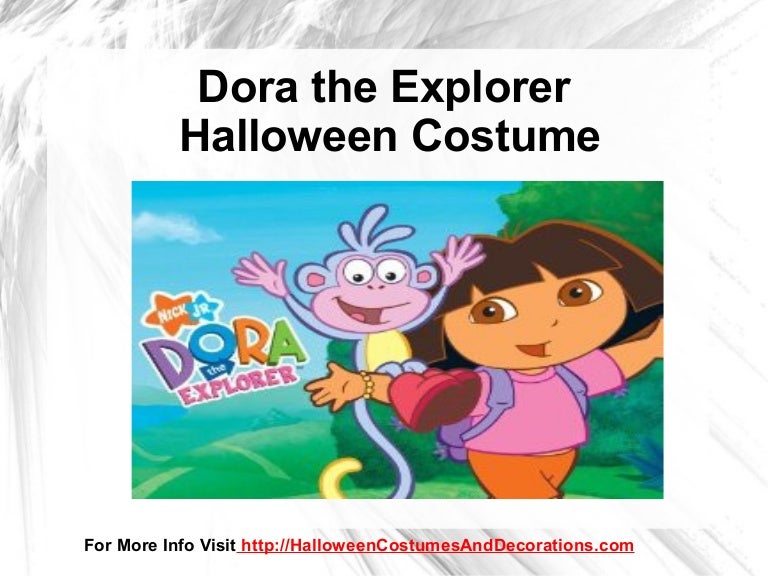 Dora The Explorer Halloween Costume For Little Girls